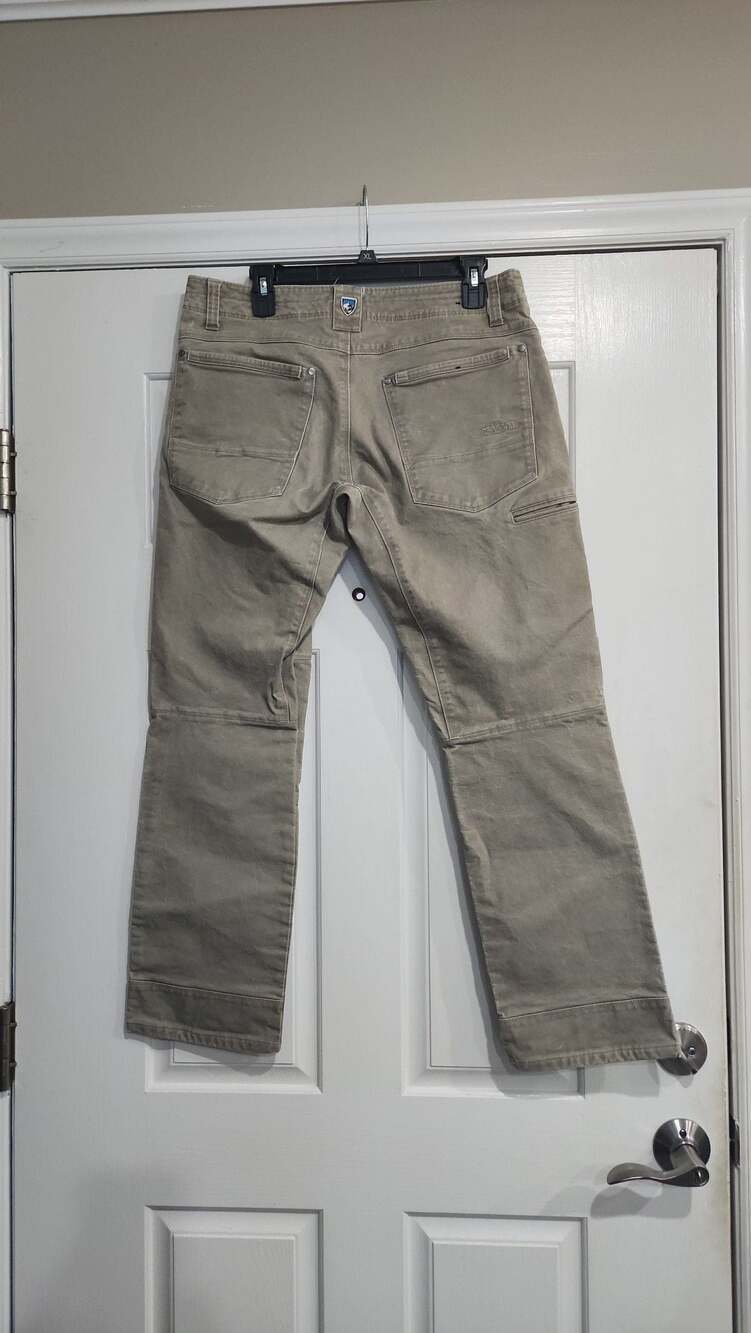 Khl Rydr Vintage Patina Dye Work Pants Khaki 34x30 — image 3 of 7